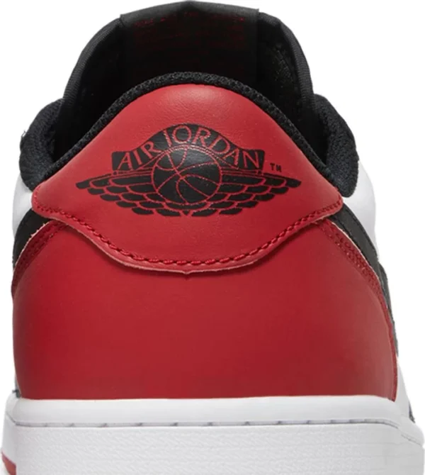 AIR JORDAN 1 RETRO LOW BLACK TOE - Image 3