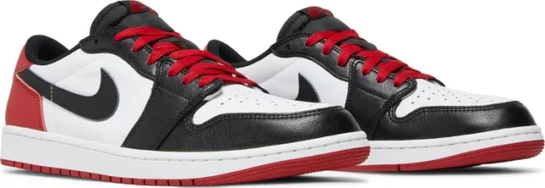 AIR JORDAN 1 RETRO LOW BLACK TOE - Image 2