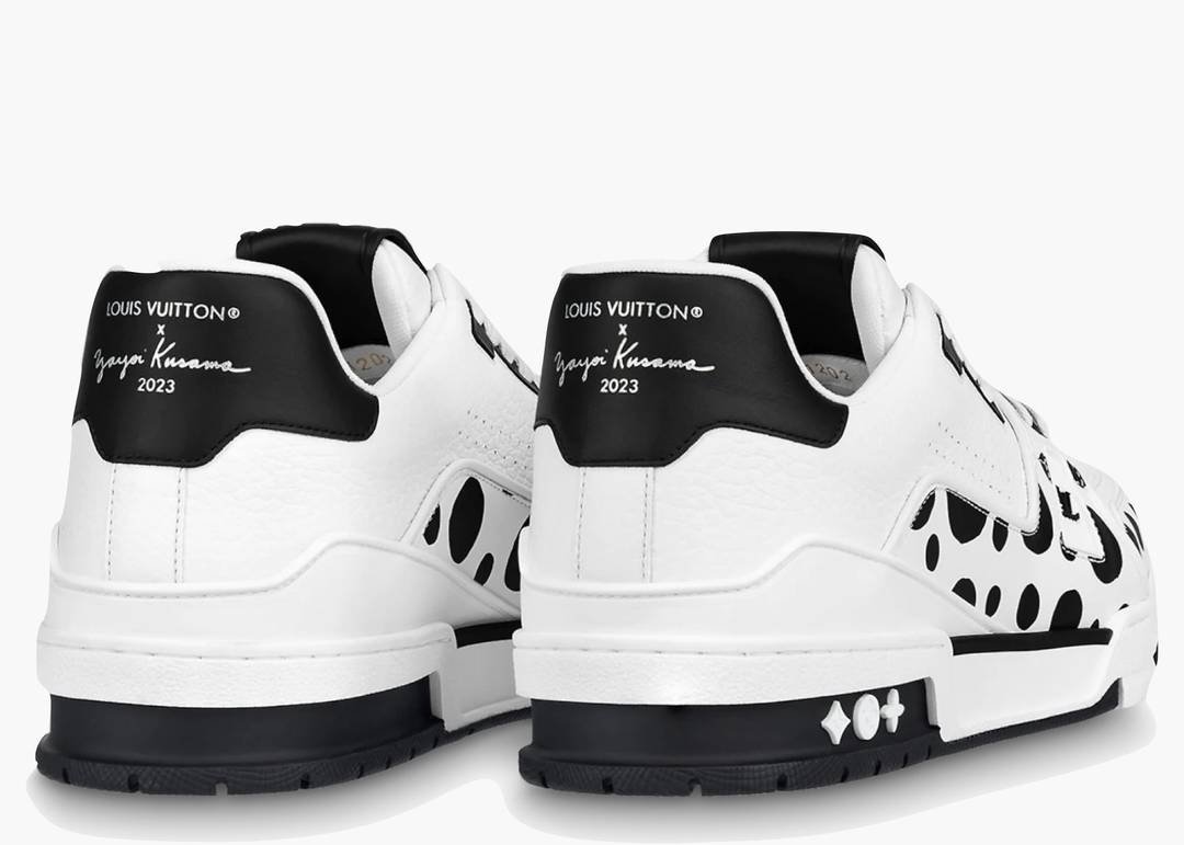 Louis Vuitton Trainer x Yayoi Kusama  WHITE/BLACK - Image 2