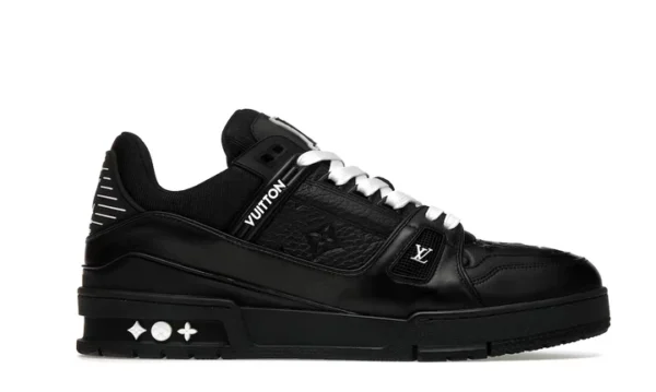 LV Trainer Sneaker Denim Noir