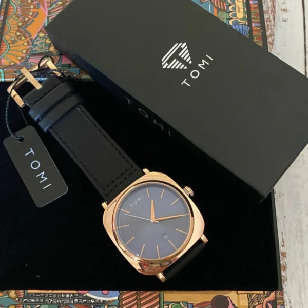 Tomi T084 Square Watch With Date - Image 2