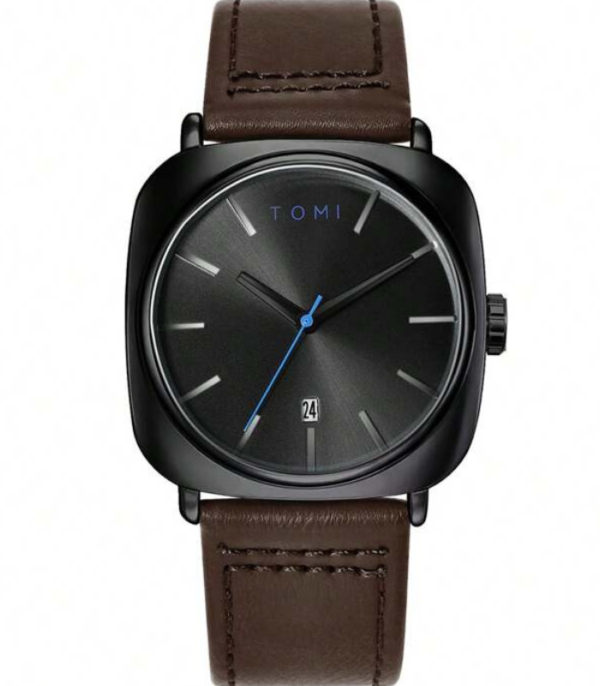 Tomi T084 Square Watch With Date - Image 4