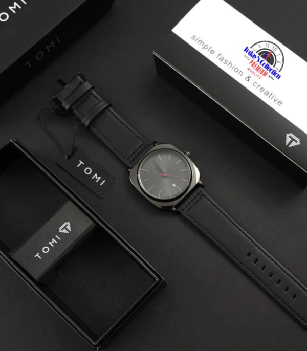 Tomi T084 Square Watch With Date - Image 6