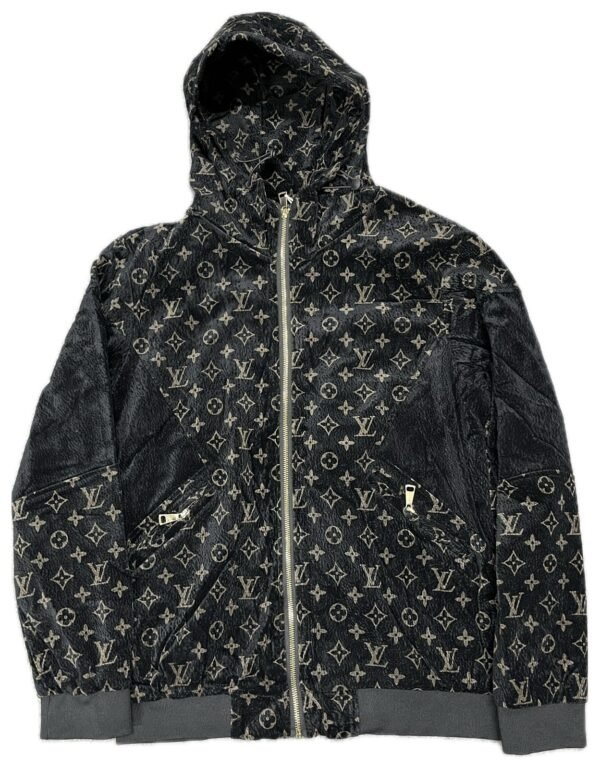 LV PARKA HOOD ZIPER