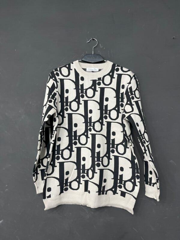 Dior Men’s Round Neck Sweats Shirt Big Logo - Image 3