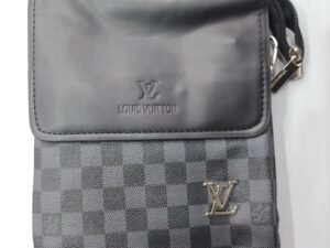 LV CHECK CROSS BAG 2 FOLDER