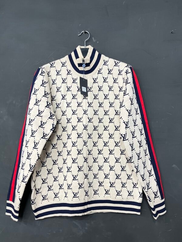 LV Men’s Zip-up Sweats Track Jacket - Image 2