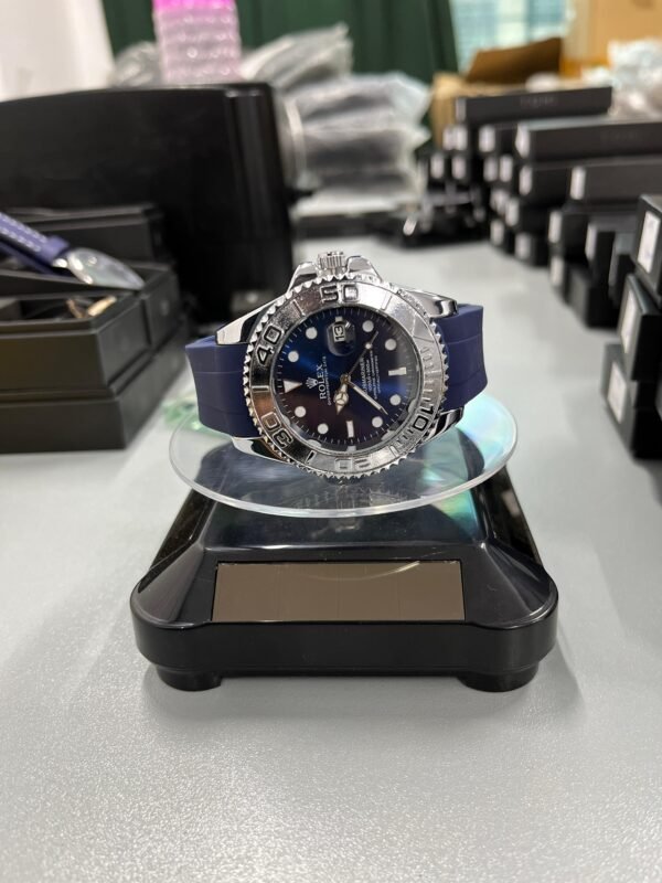 Rolex watch with Rubber Strap